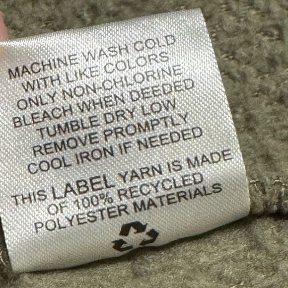 Pink Rose Army Green Faux Fur Sherpa Button Jacket Women Size XS - Picture 16 of 16